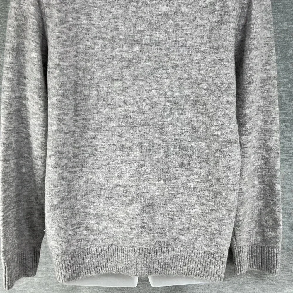 Abercrombie & Fitch NEW Mens XL Gray Wool Alpaca Blend Logo Crewneck Sweater